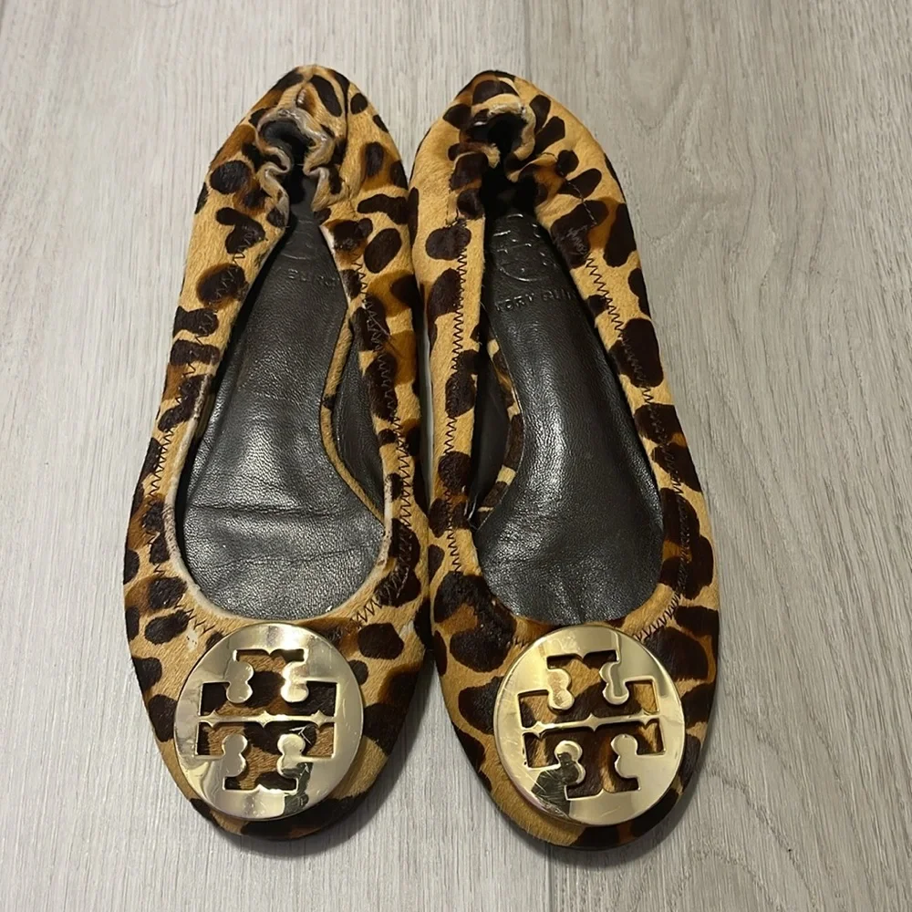 Tory Burch Leopard Print Ballet Flats